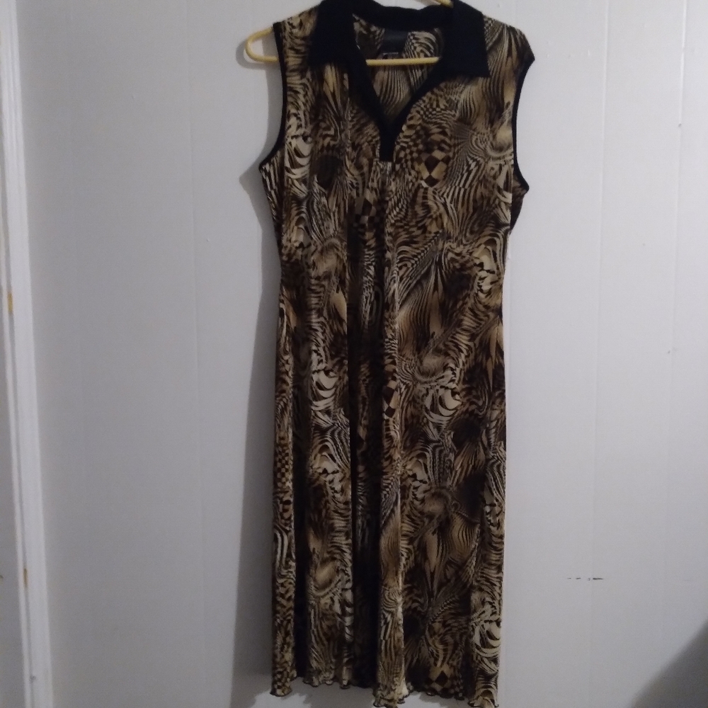 Sleeveless with collar Summer dress